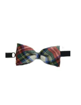 100% Wool Tartan Bow Tie - Stewart Dress Modern