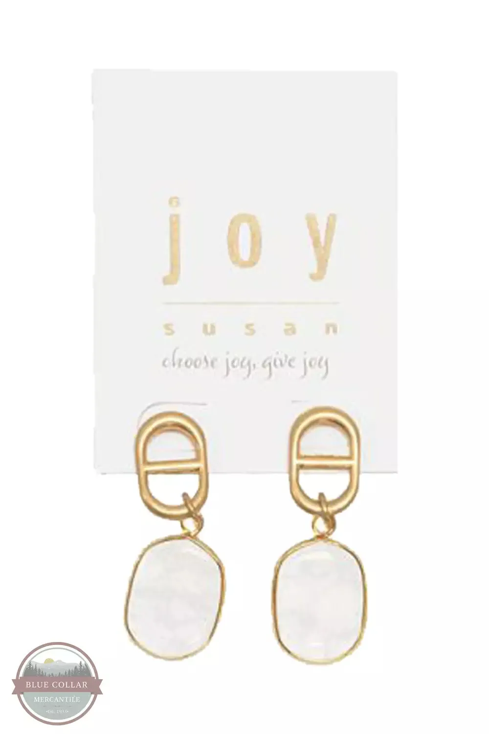 338-222 Clear Quartz Dangle Post Earrings