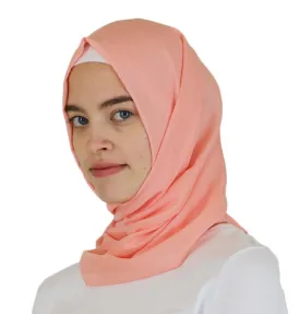 Aker Ince Hijab Shawl #362 Salmon Pink