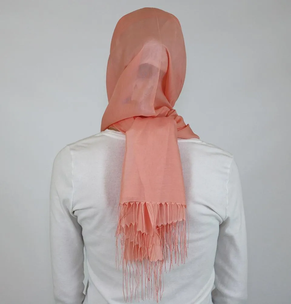 Aker Ince Hijab Shawl #362 Salmon Pink