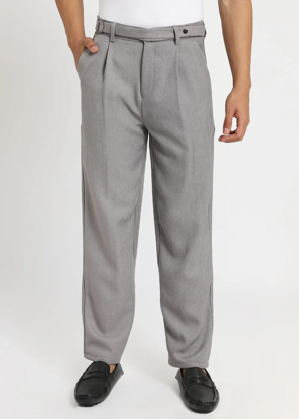 Ash Grey Gurkha Pant