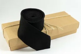 Black Groomsmen Necktie | Elegant Wedding Accessories