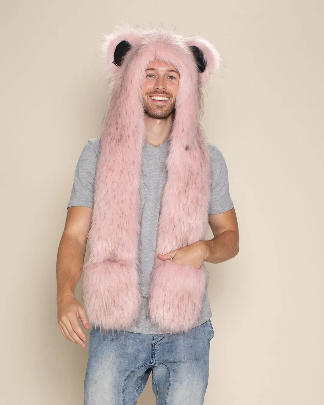 Blush Bear Collector Edition Faux Fur Hood | Men's