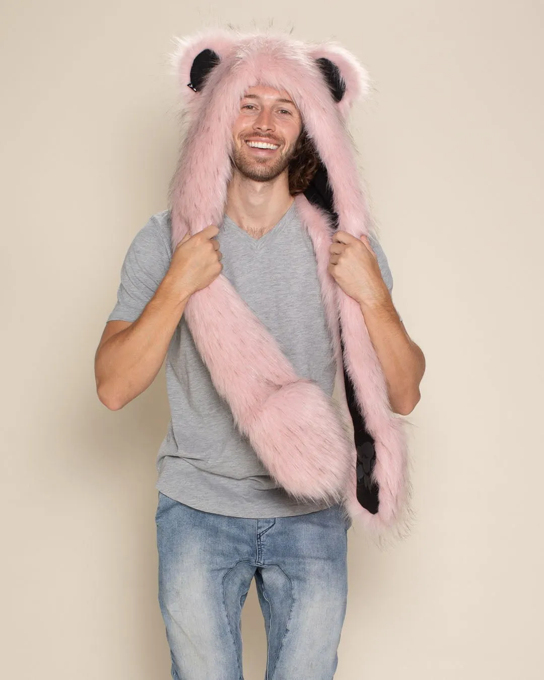 Blush Bear Collector Edition Faux Fur Hood | Men's