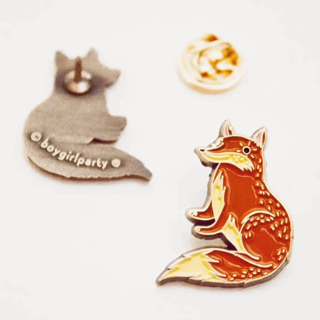 Boygirlparty Red Fox Pin