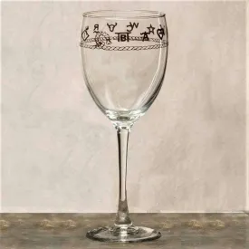 Branded Western Wine Glasses