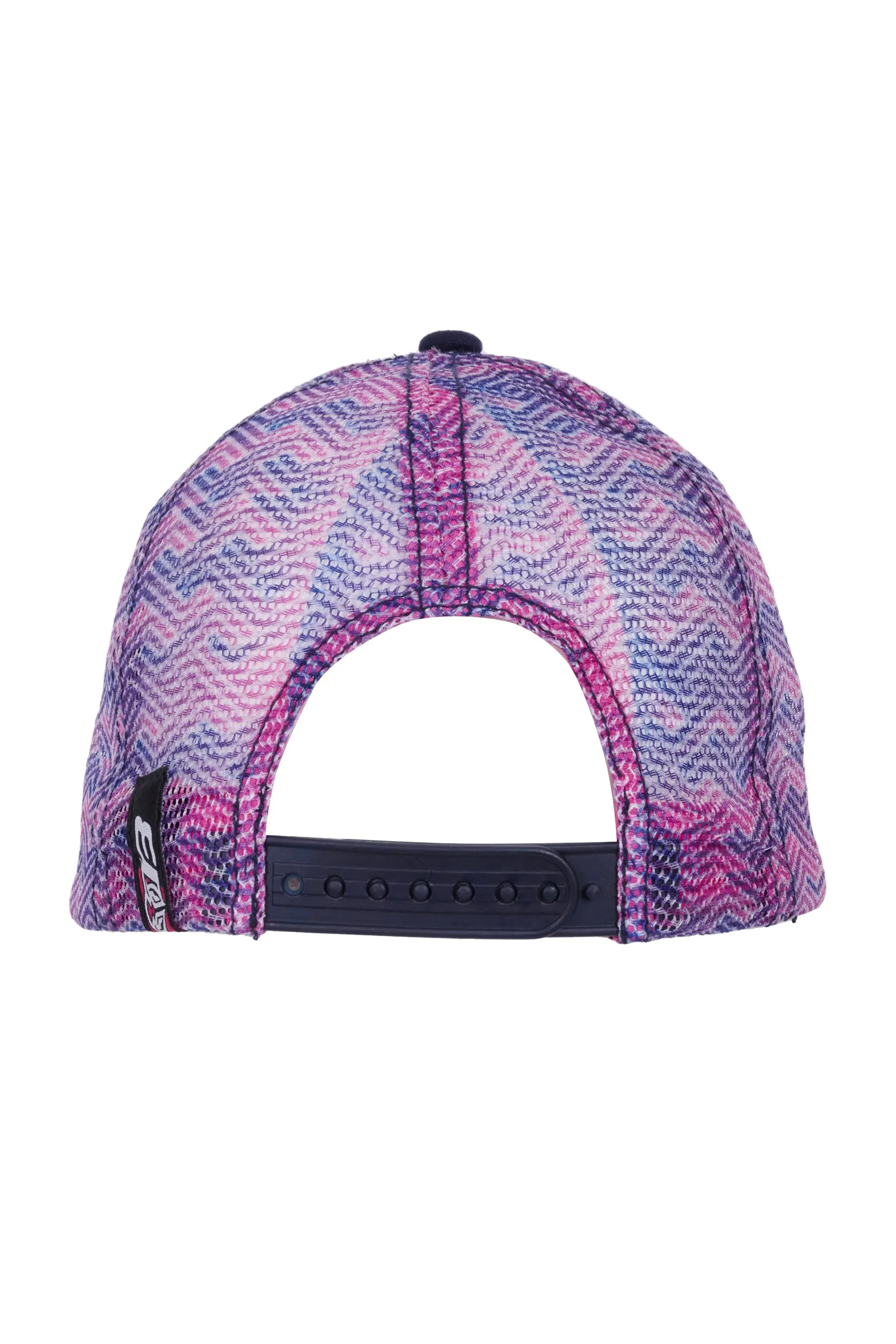 Bullzye Cassia High Profile Trucker Cap - Dark Navy/Pink - B3W2920CAP