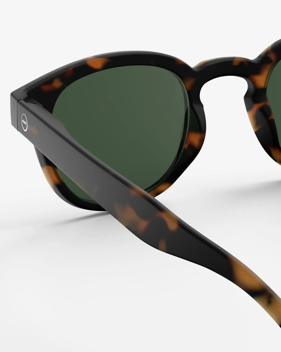 #C Sun Glasses - Tortoise green Lenses