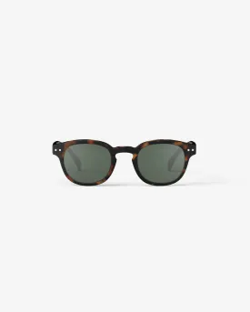 #C Sun Glasses - Tortoise green Lenses