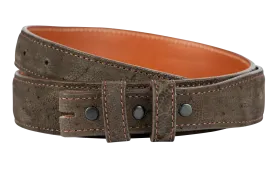 Chacon 1.25" Elephant Tapered Belt Strap - Chocolate