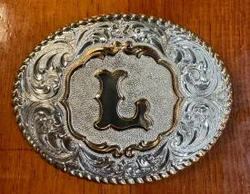 Crumrine Letter L Metal Buckle