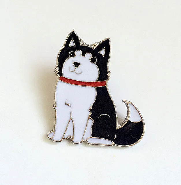 Dachshunds corgi dogs brooches pins pendant badge decorated pins jewelry cartoon cute brooches for men and women Fashion gifts