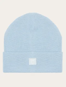 Double layer wool beanie - Asley Blue