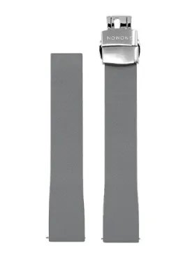 Gnomon FKM Rubber Strap Grey