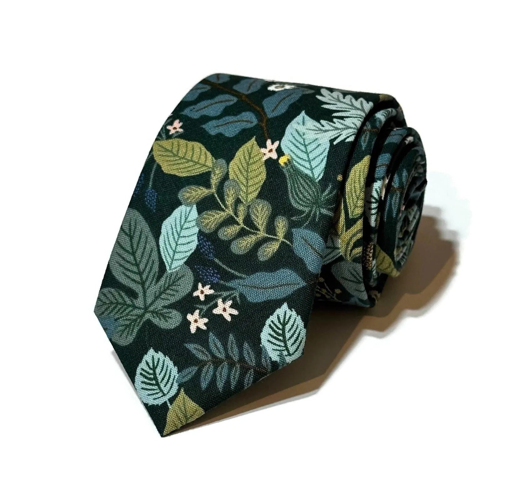 Hunter Verte Floral Necktie