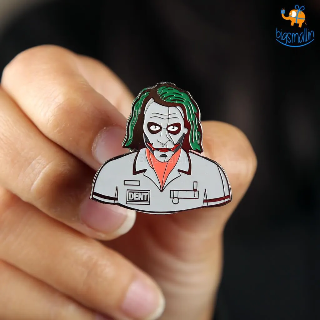 Joker Metallic Lapel Pin