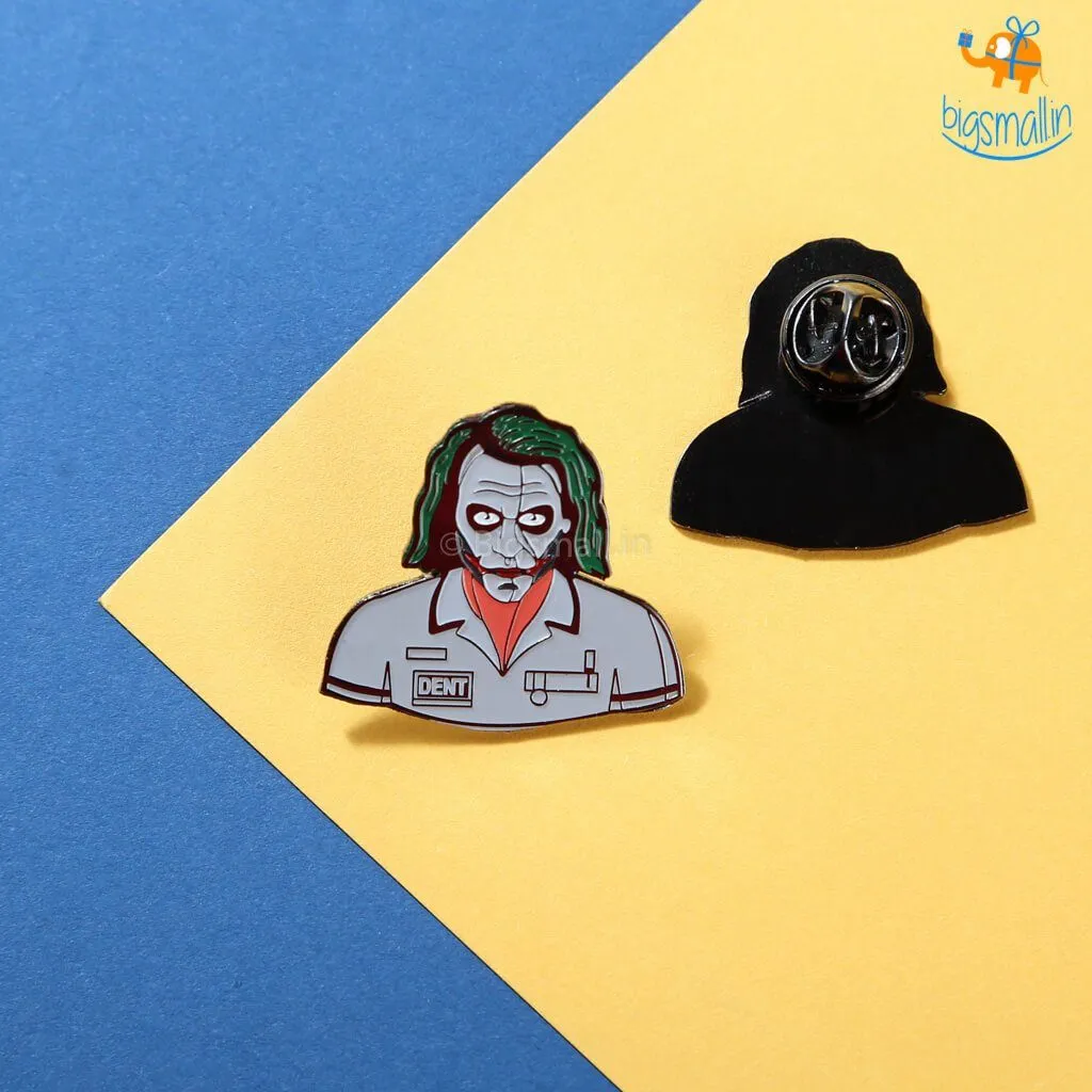 Joker Metallic Lapel Pin