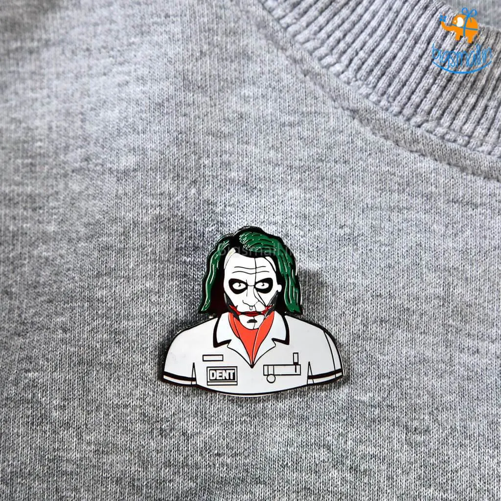 Joker Metallic Lapel Pin