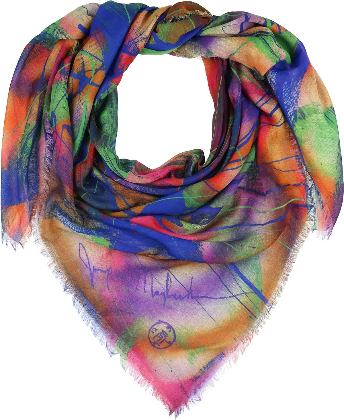 Jumper from collaboration with Maybach Women's scarf Chromatic One FRAAS