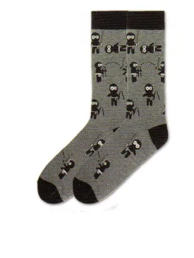 K Bell Ninjas For Men Socks