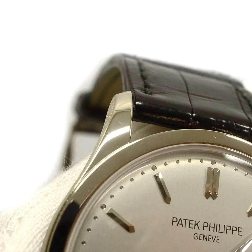 Patek Philippe Calatrava 5196G-001 Watch Silver Dial