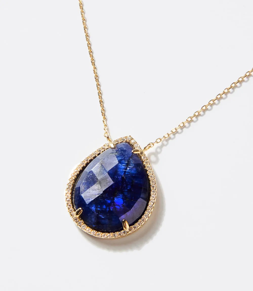 Pavé Teardrop Necklace