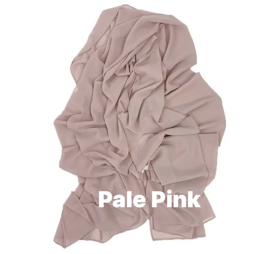 Premium Solid Chiffon Shawls