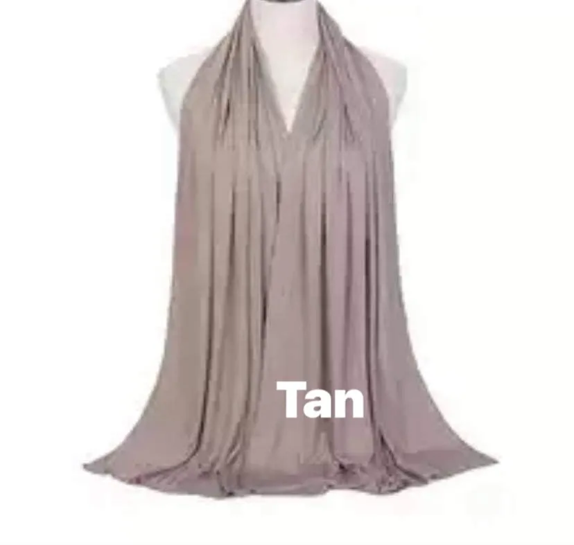 Premium Solid Jersey Shawls