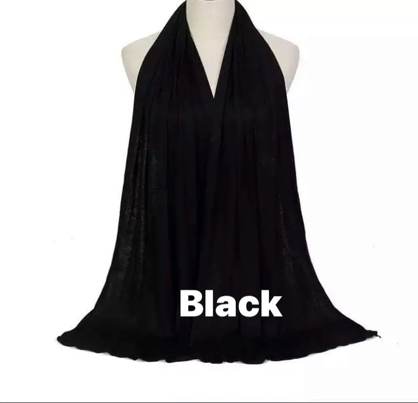 Premium Solid Jersey Shawls