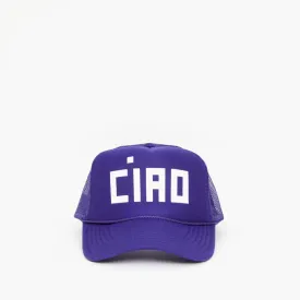 "Ciao" Trucker Hat (Dark Purple)