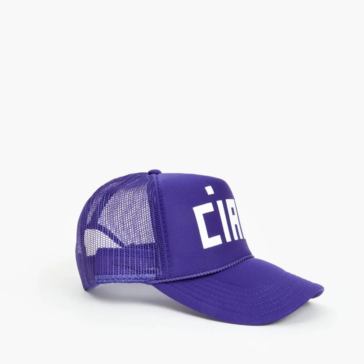 "Ciao" Trucker Hat (Dark Purple)