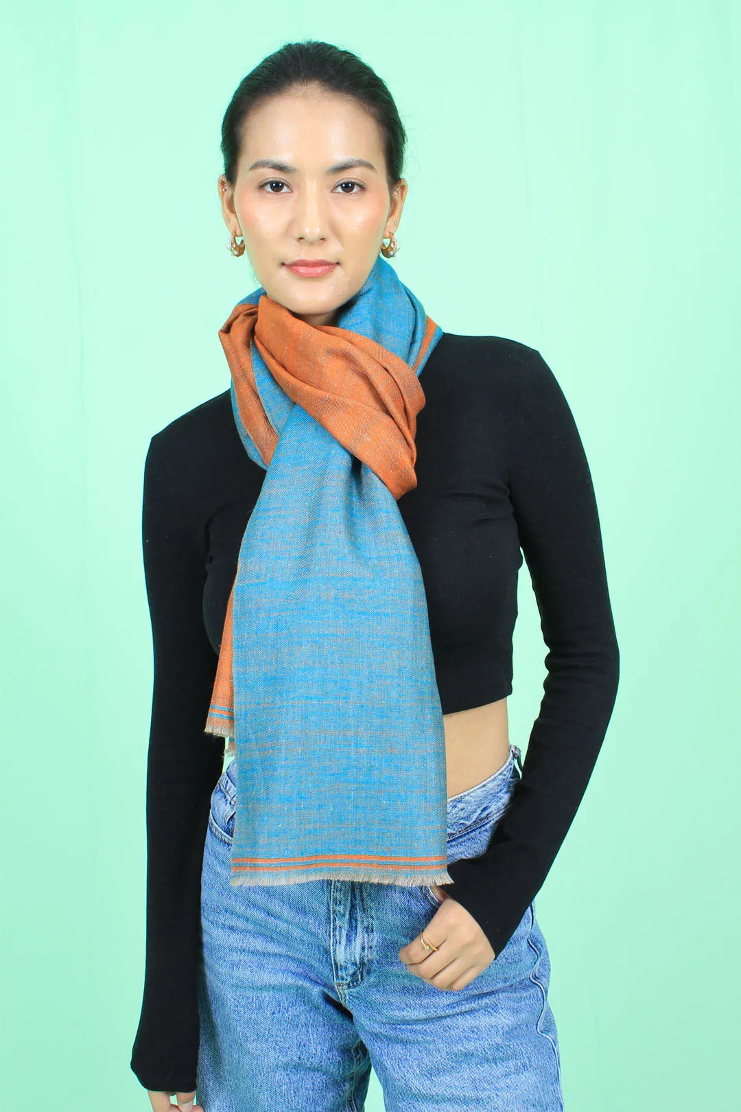 Quratulain Reversible Cashmere Stole