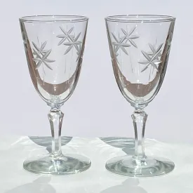 Starburst Cordial Glasses