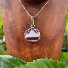 Violet Wonders 14k Gold Pendant